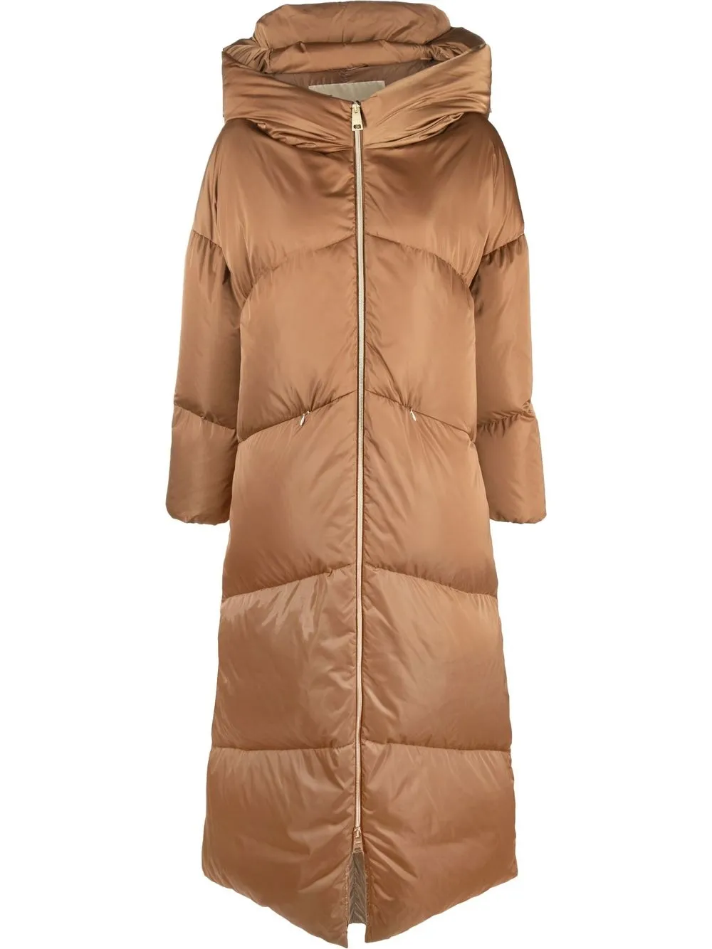 

Herno quilted maxi puffer coat - Brown