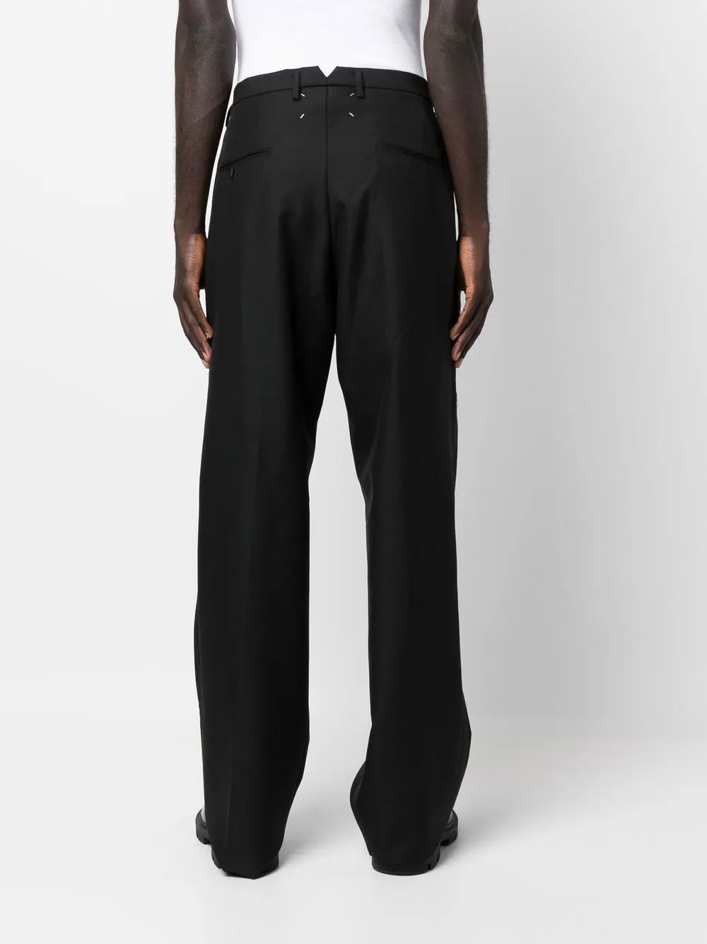 mohair tailored trousers