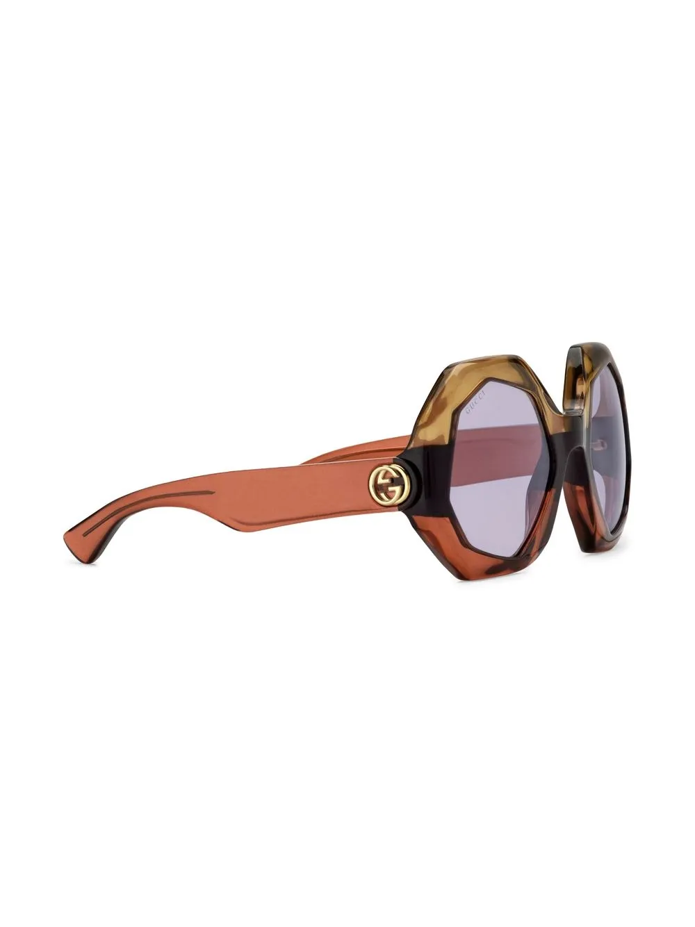 Gucci Eyewear Geometric Tinted Sunglasses Farfetch