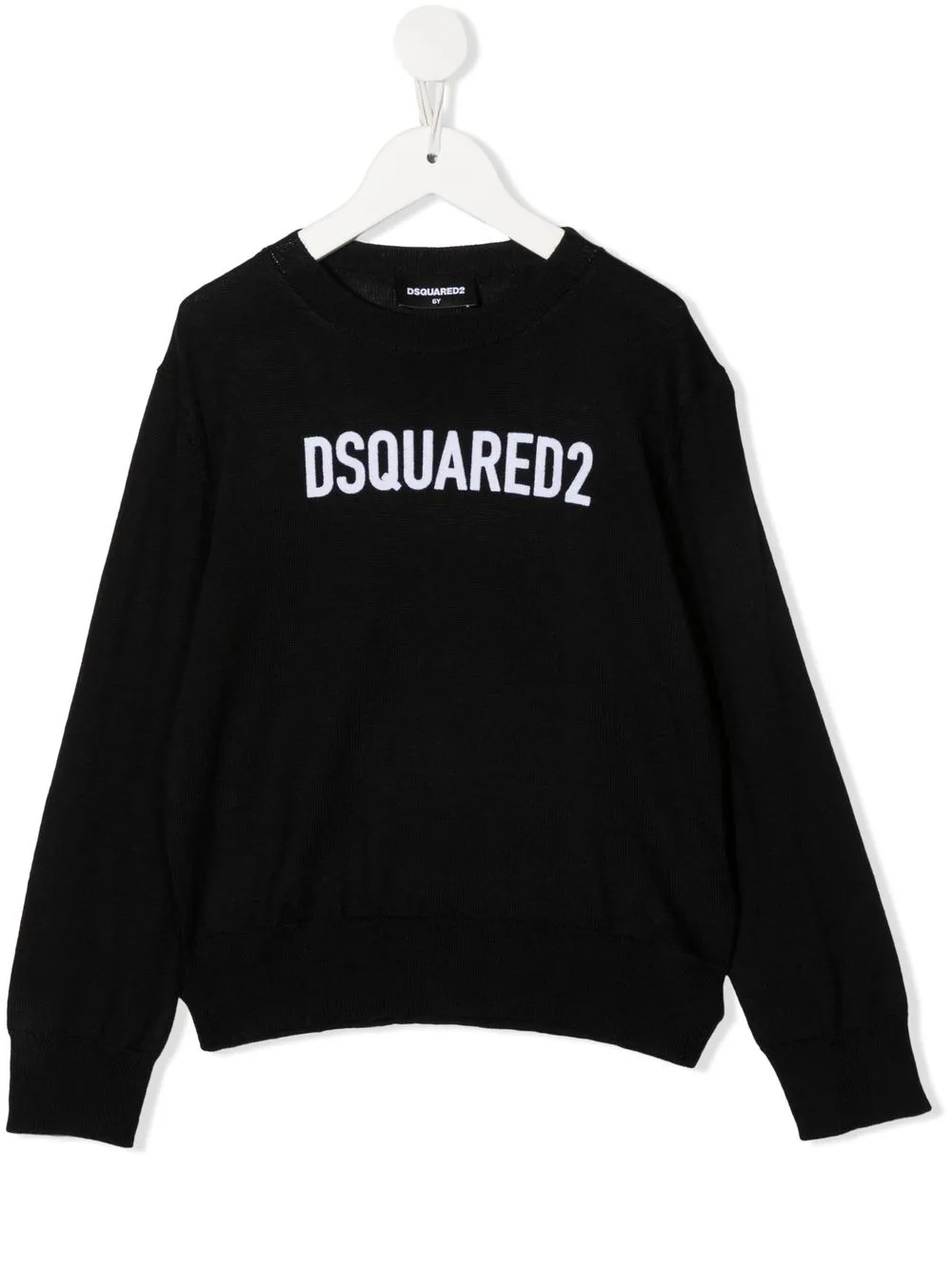 

Dsquared2 Kids suéter con logo estampado - Negro