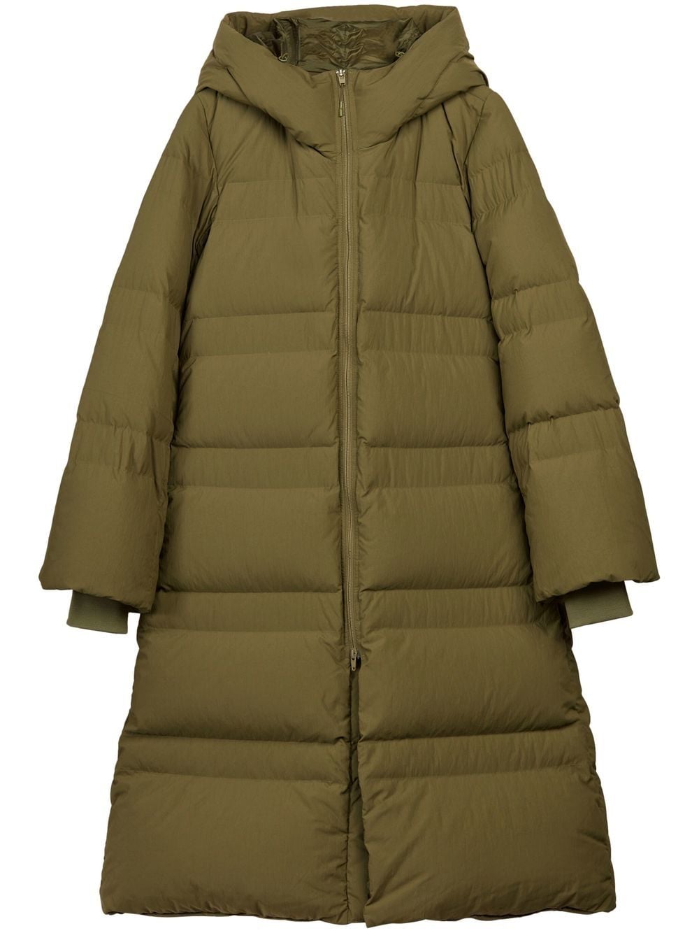 Y-3 hooded parka coat - Green