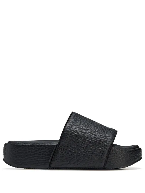 Claquettes grainées à bout ouvert - Y-3 - Modalova