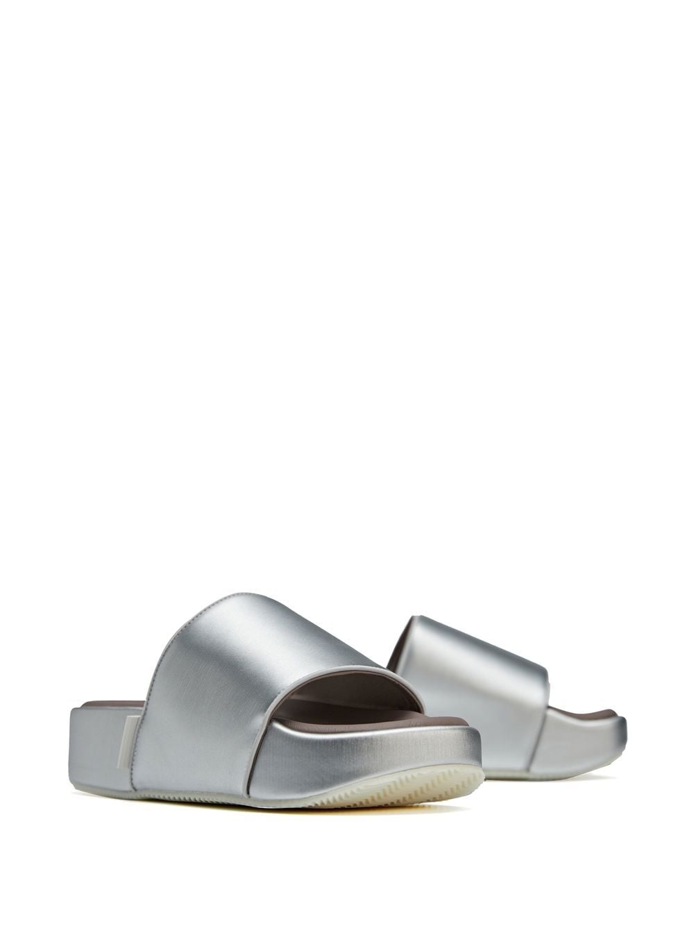 Shop Y-3 Flatform Open-toe Sandals In Silber