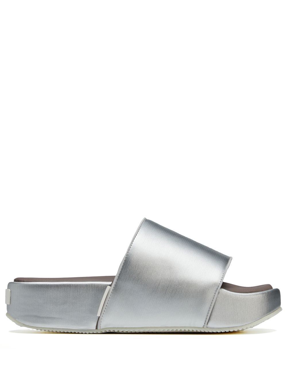 Y-3 Flatform Open-toe Sandals In Silver