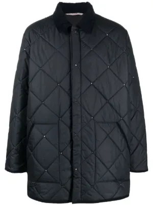 VALENTINO ヴァレンティノ チェスターコート 黒 4602625J0048 Valentino（ヴァレンティノ）メンズ チェスターコート＆シングル