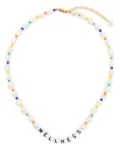 Sporty & Rich Wellness Pearl/Bead Necklace - White