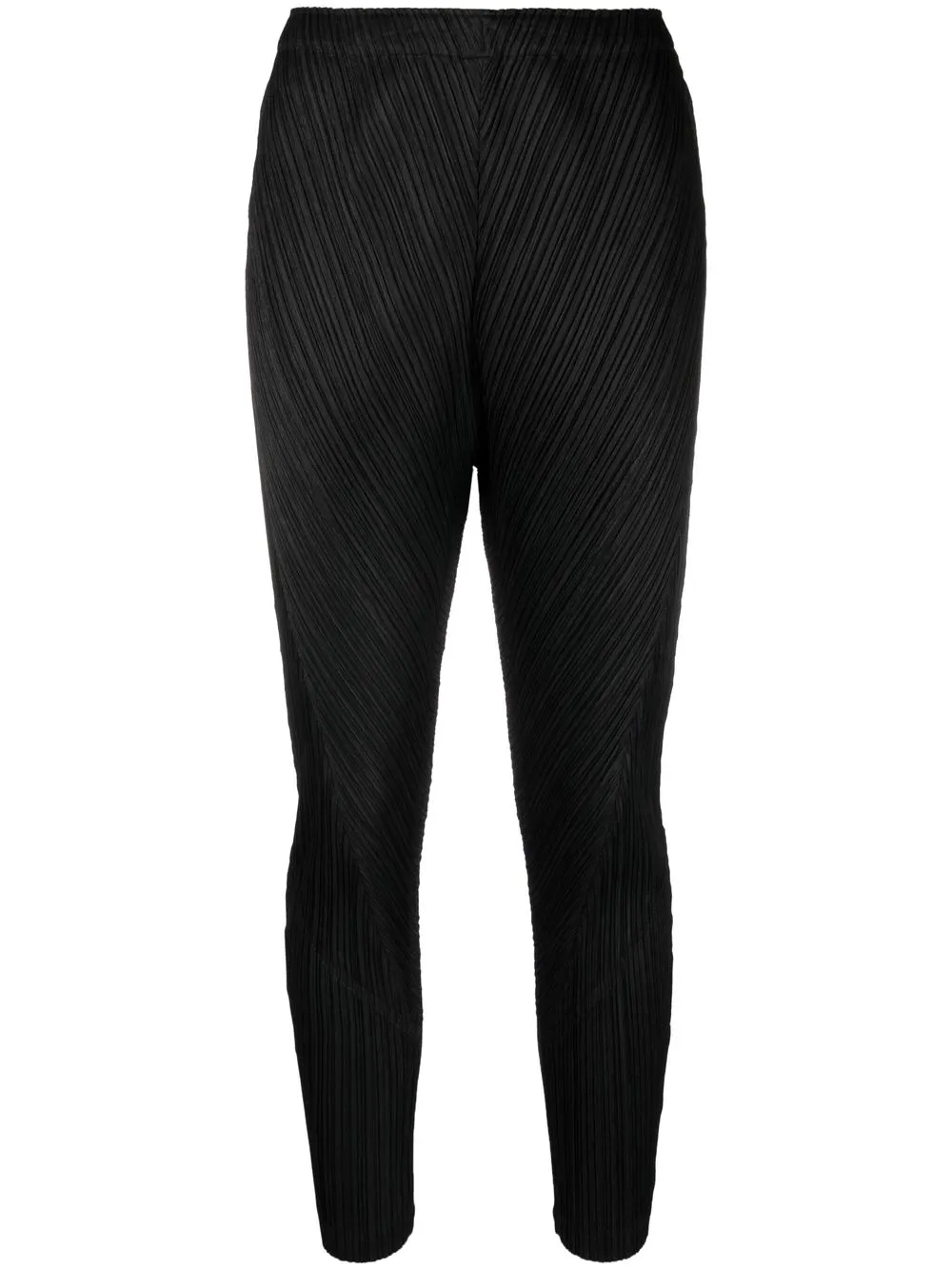 

Pleats Please Issey Miyake plissé skinny-cut leggings - Black