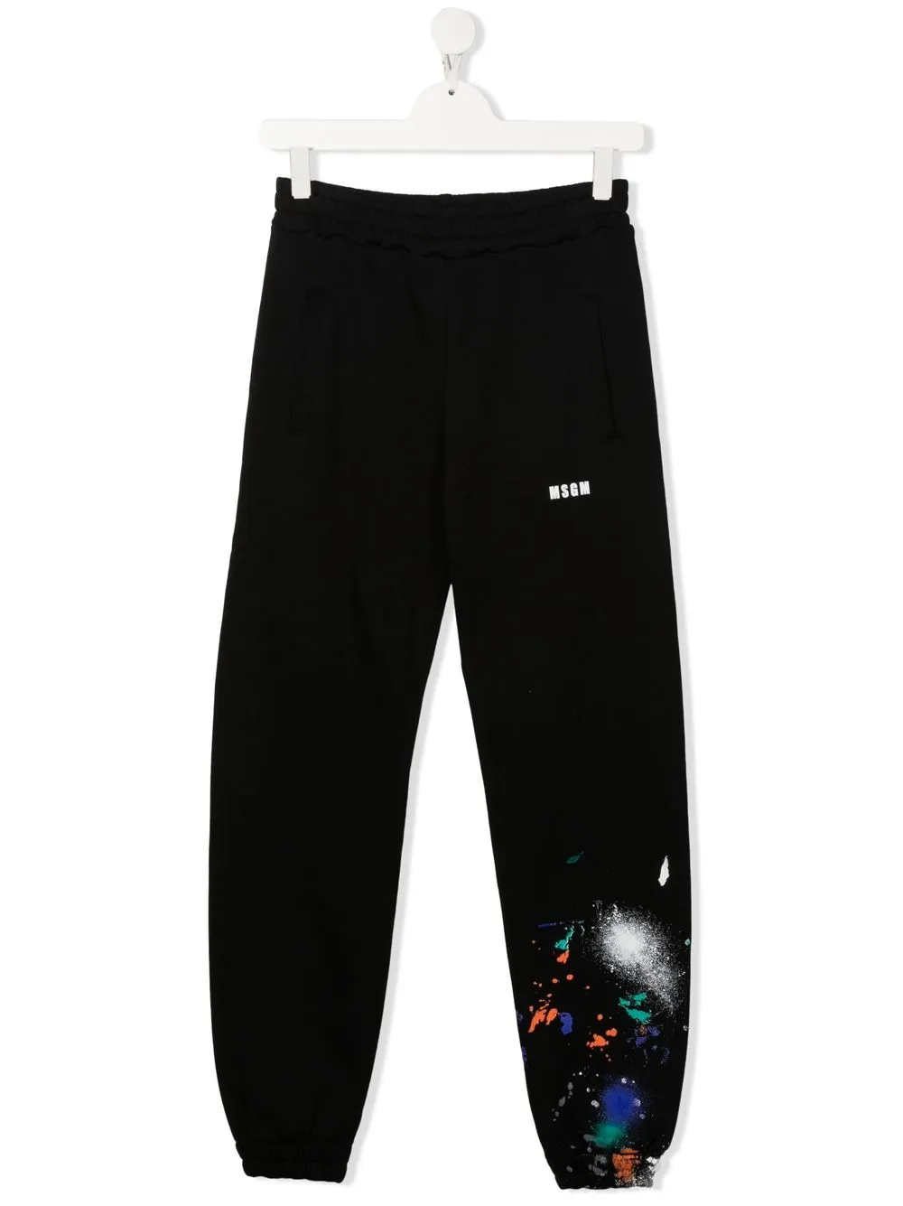 

MSGM Kids TEEN logo-print track pants - Black
