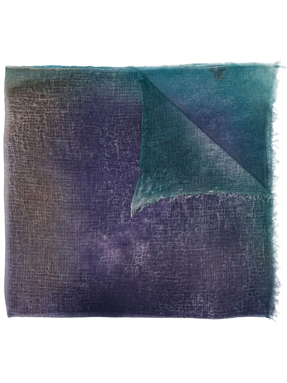 

Avant Toi frayed-edge cashmere scarf - Purple