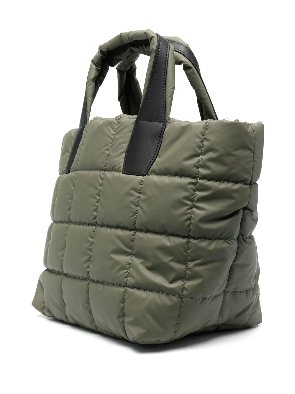  Veecollective Gesteppte Tote Bag Mit Logo Print   Grün 