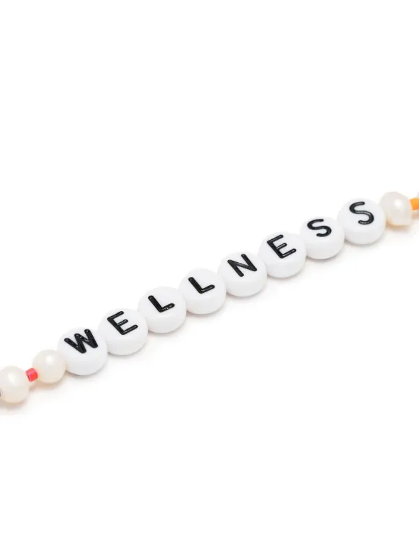★送料・関税込★SPORTY&RICH★WELLNESS STONE BEADS BRACELET★ Sporty & Rich Wellness bead-detail Bracelet | Pink | FARFETCH