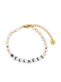 Sporty & Rich Wellness pearl-bead bracelet - White