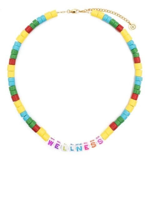 Sporty & Rich Wellness beaded necklace