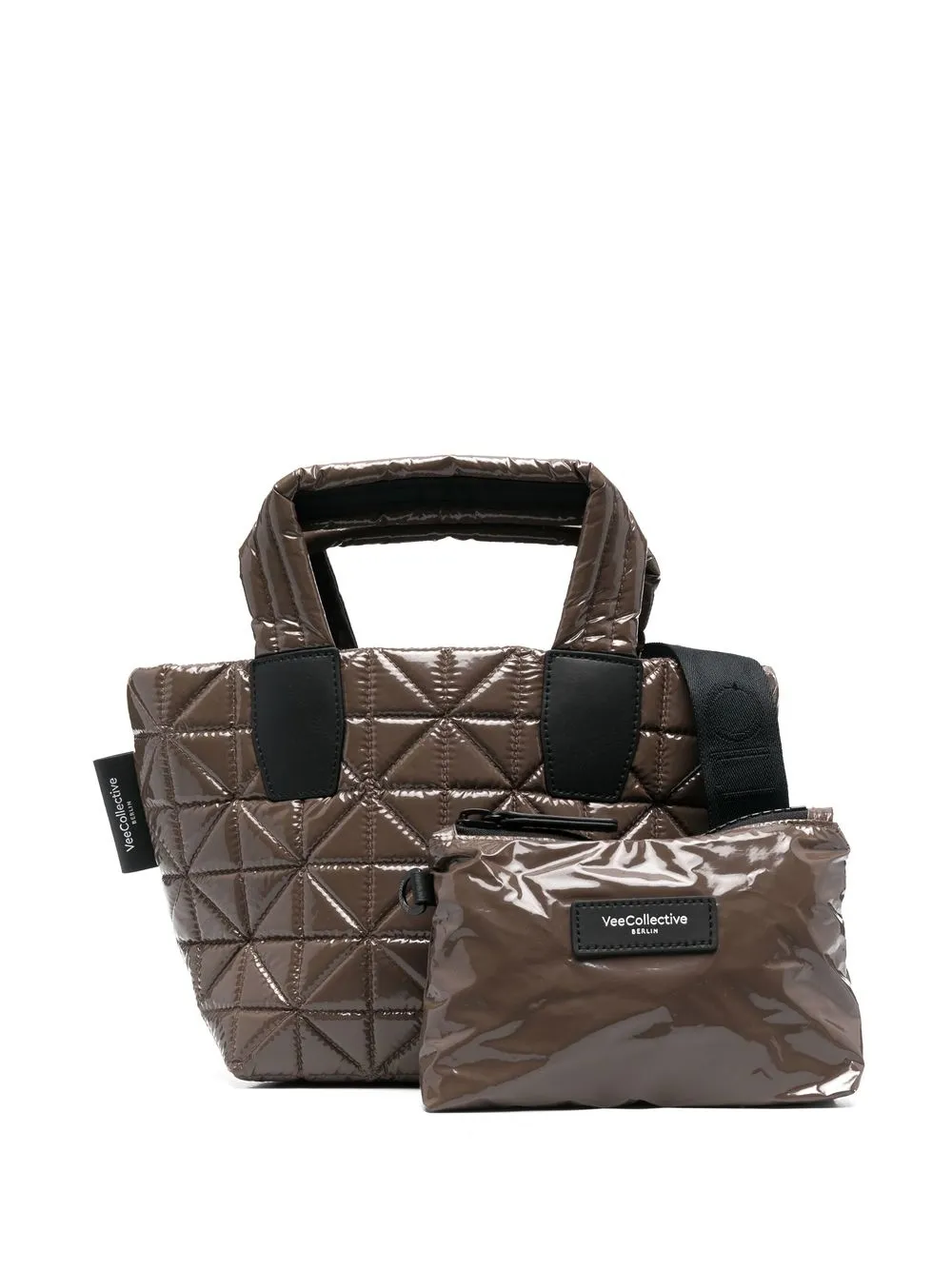 

VeeCollective quilted tote bag - Grey