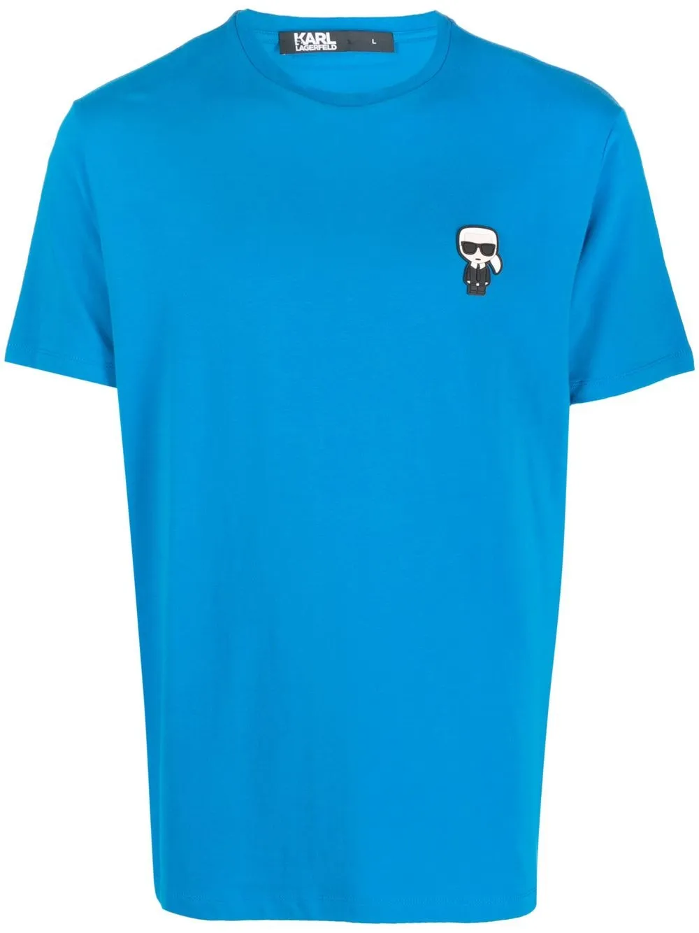 

Karl Lagerfeld playera con estampado K/Ikonik - Azul