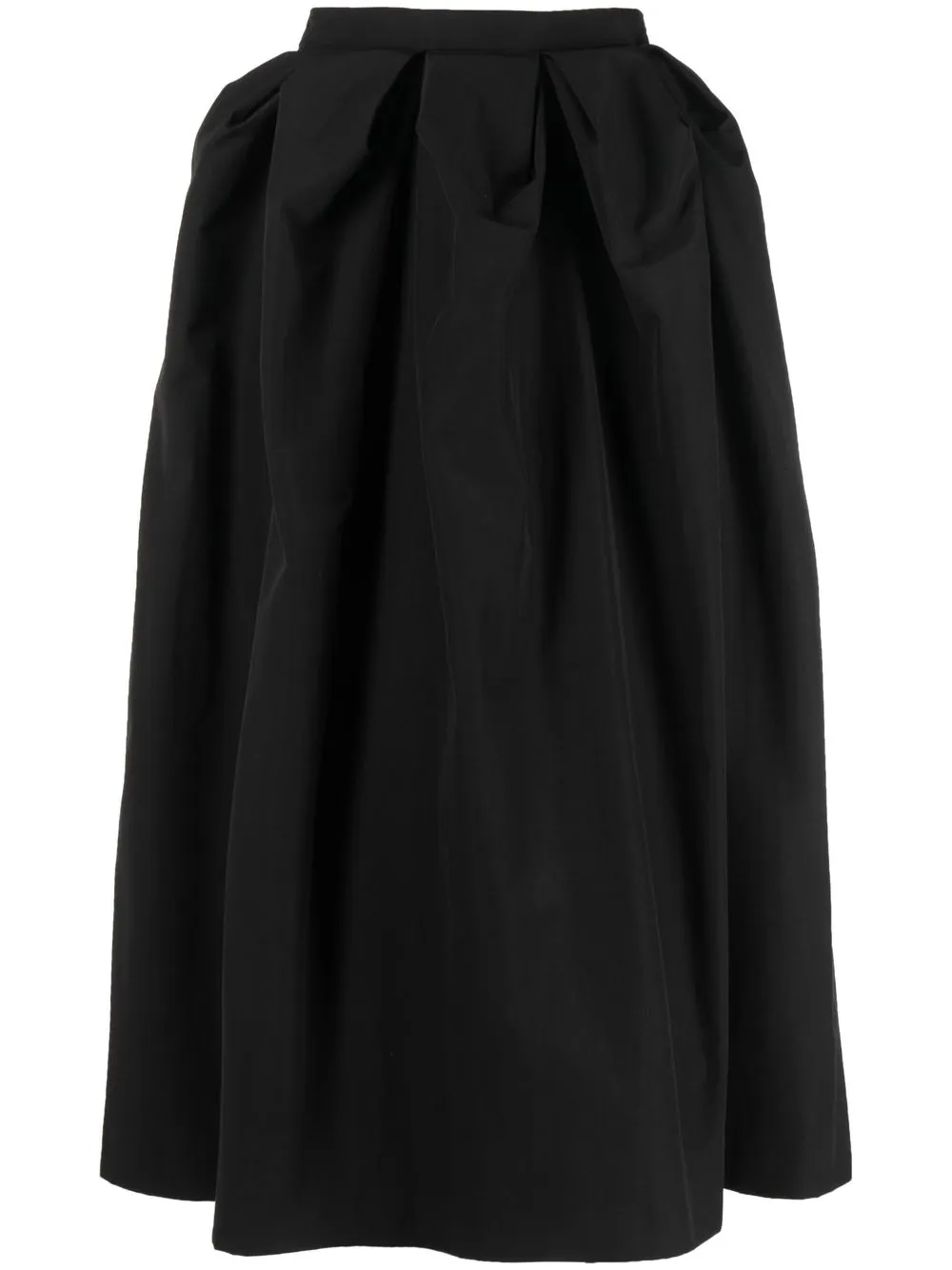 

Rochas falda midi estructurada - Negro