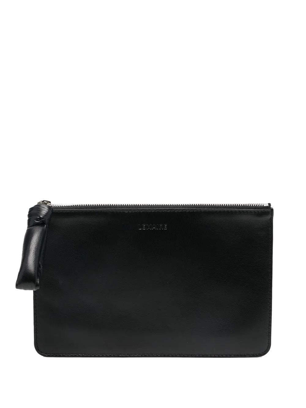 

Lemaire A5 logo-debossed leather wallet - Black