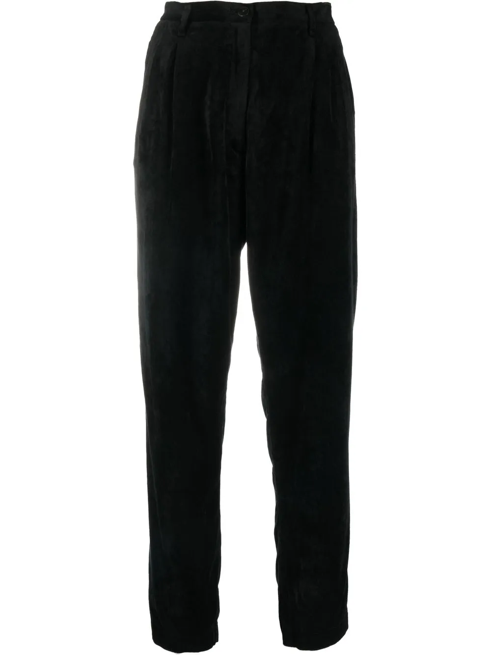 

Forte Forte pantalones rectos con bolsillos - Negro