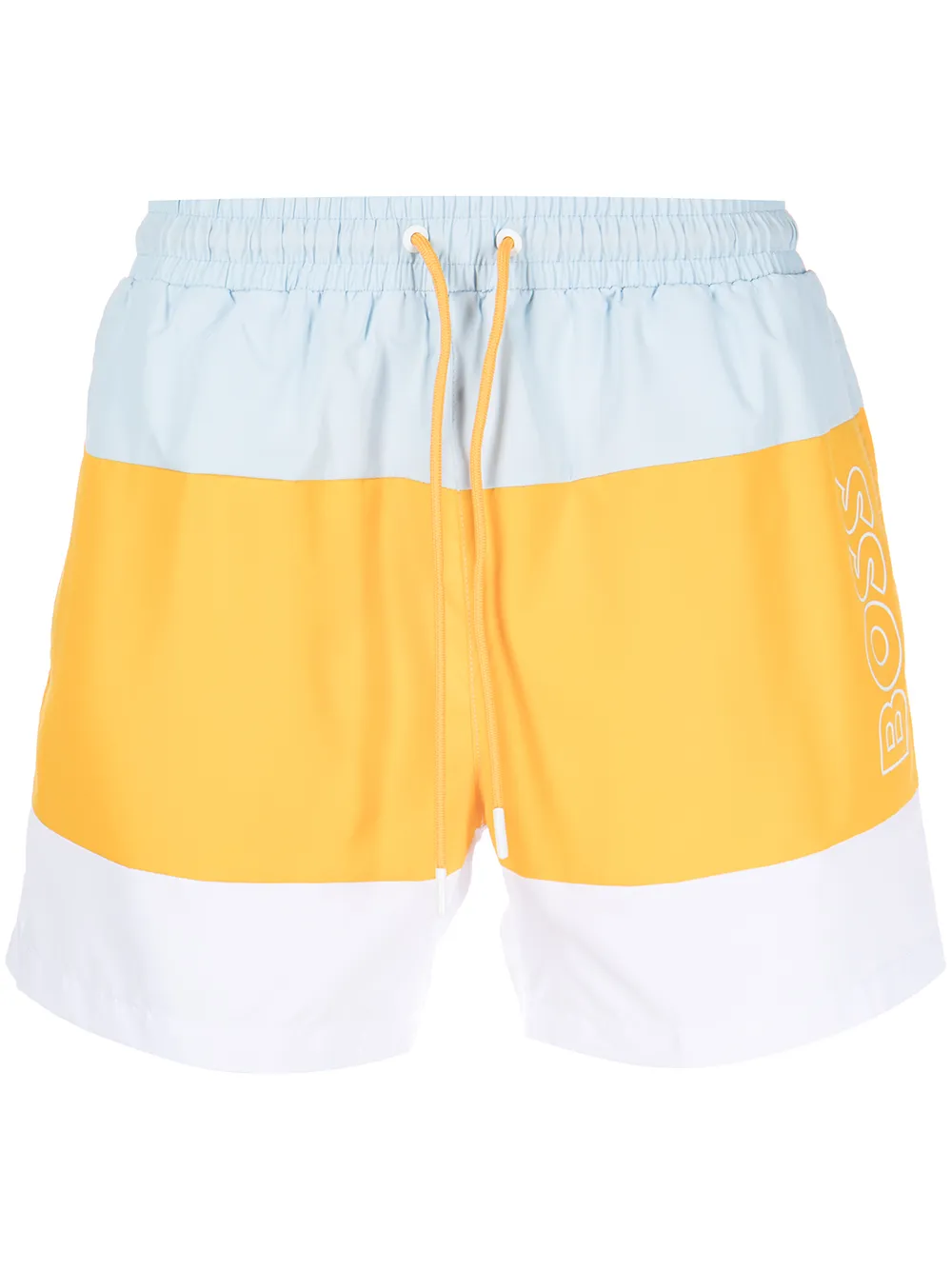 

BOSS shorts de playa Coco con diseño color block - Multicolor