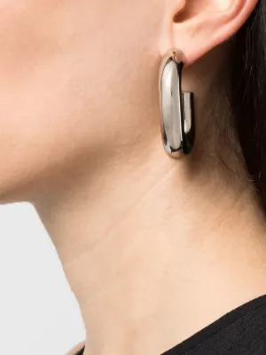 【税関/送料込】RABANNE ★ 「XLリンク」ピアス セール】XL LINK HOOPS HOOP EARRING（ピアス（両耳用
