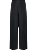 OUR LEGACY high-waisted wide-leg trousers - Black