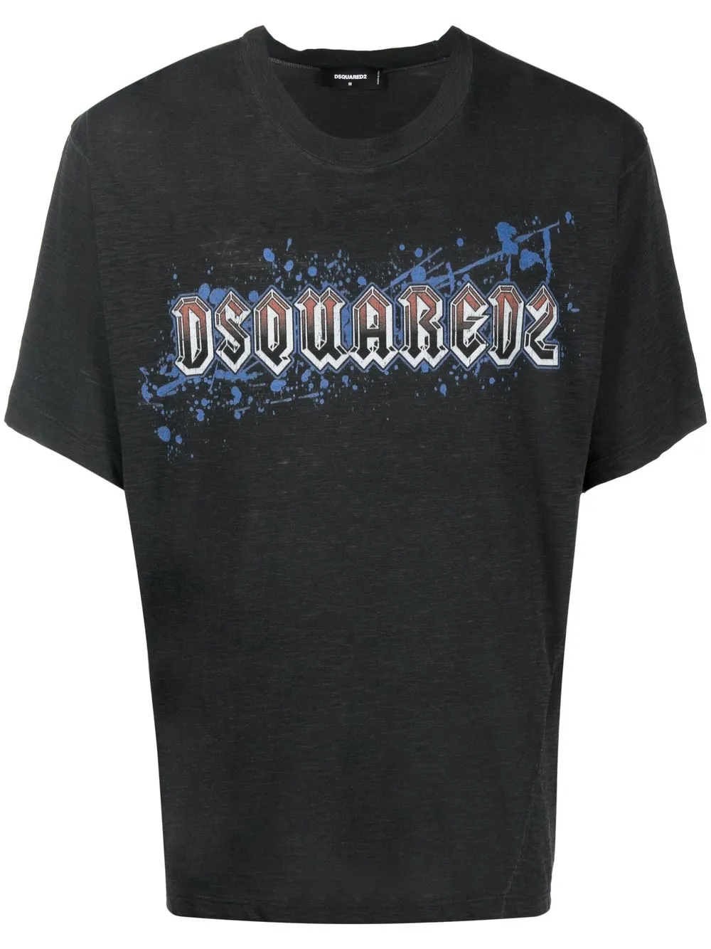 DSQUARED2 playera con cuello redondo y logo | gris | Image 1