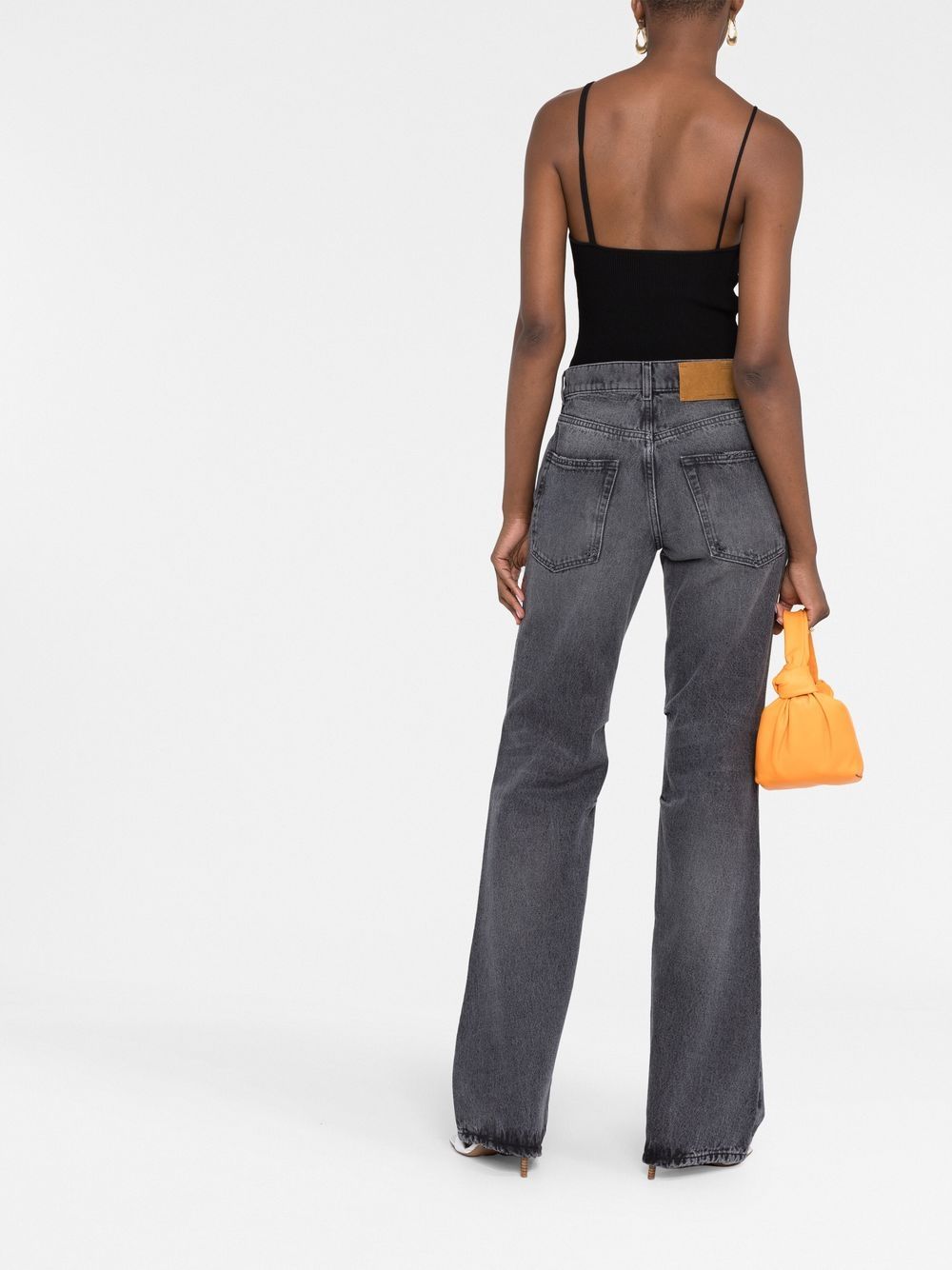 Off-White high-waist wide-leg jeans Women