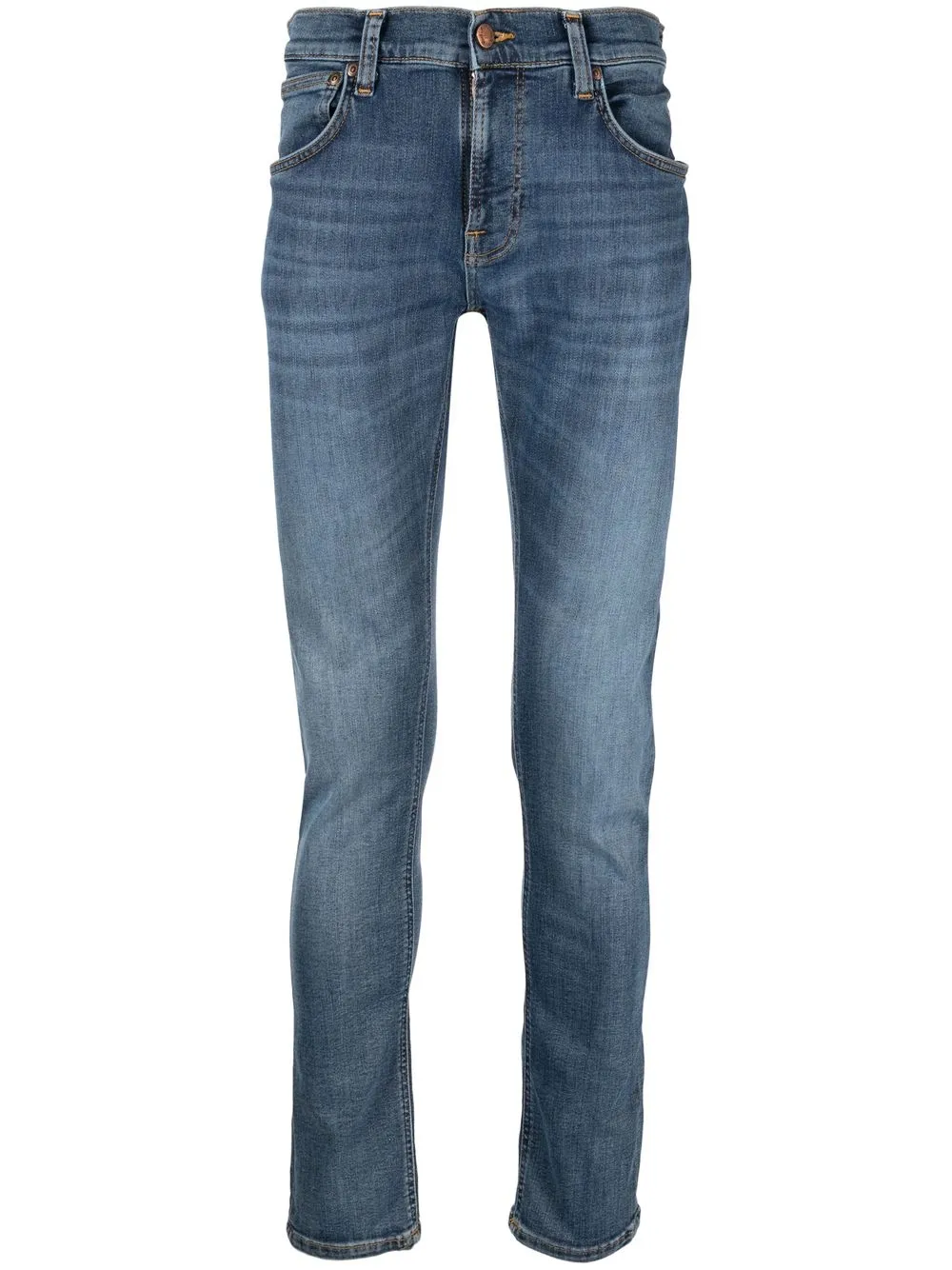 

Nudie Jeans skinny jeans con efecto lavado - Azul