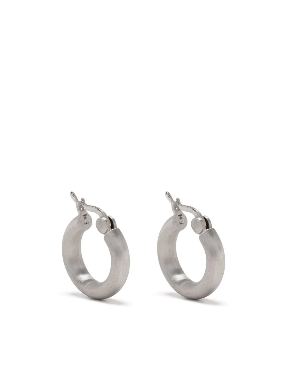 

Tom Wood small sterling silver hoop earrings - SATIN