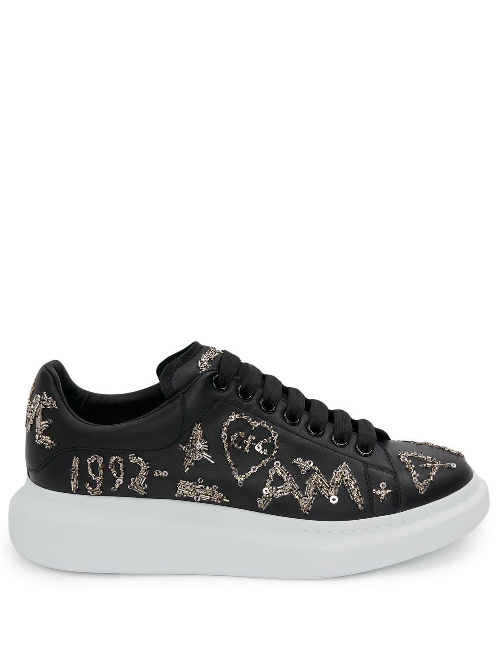 Shop - Alexander Mcqueen Oversized Sneakers With Graffiti Logo Black -  Fashion/Clothing Market - Nigeria