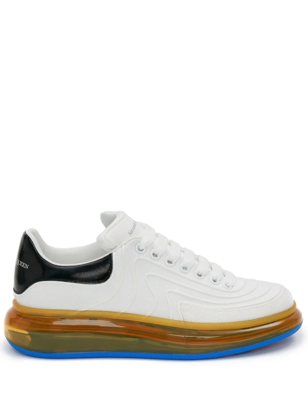 

Alexander McQueen Oversized transparent-sole sneakers - White