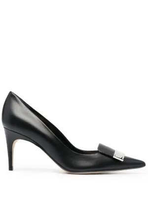 Sergio Rossi レザーシューズ | ブラック | FARFETCH JP