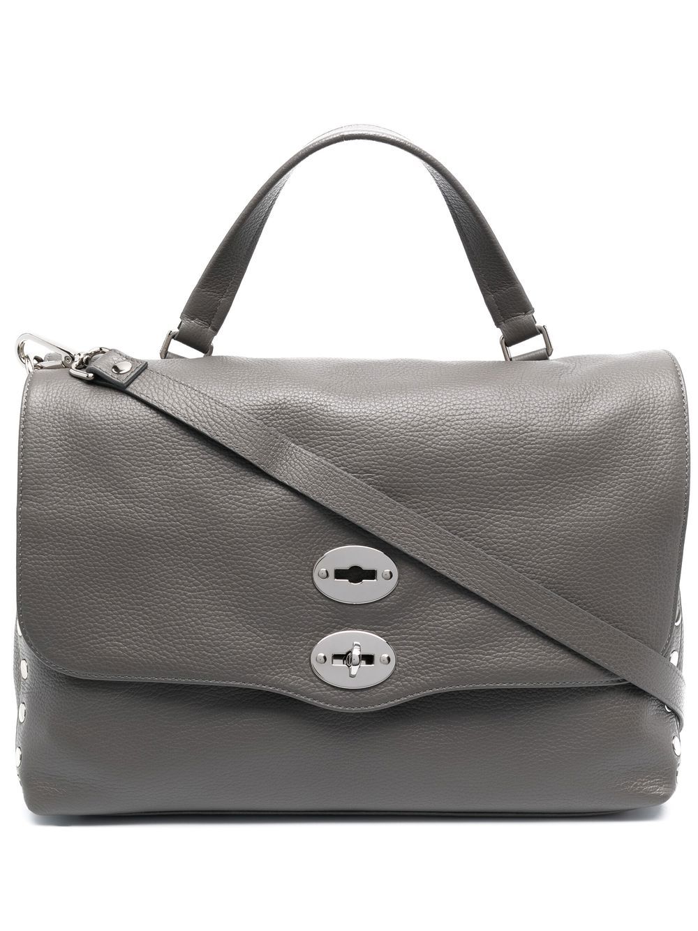 

Zanellato tote con asa en el tope - Gris