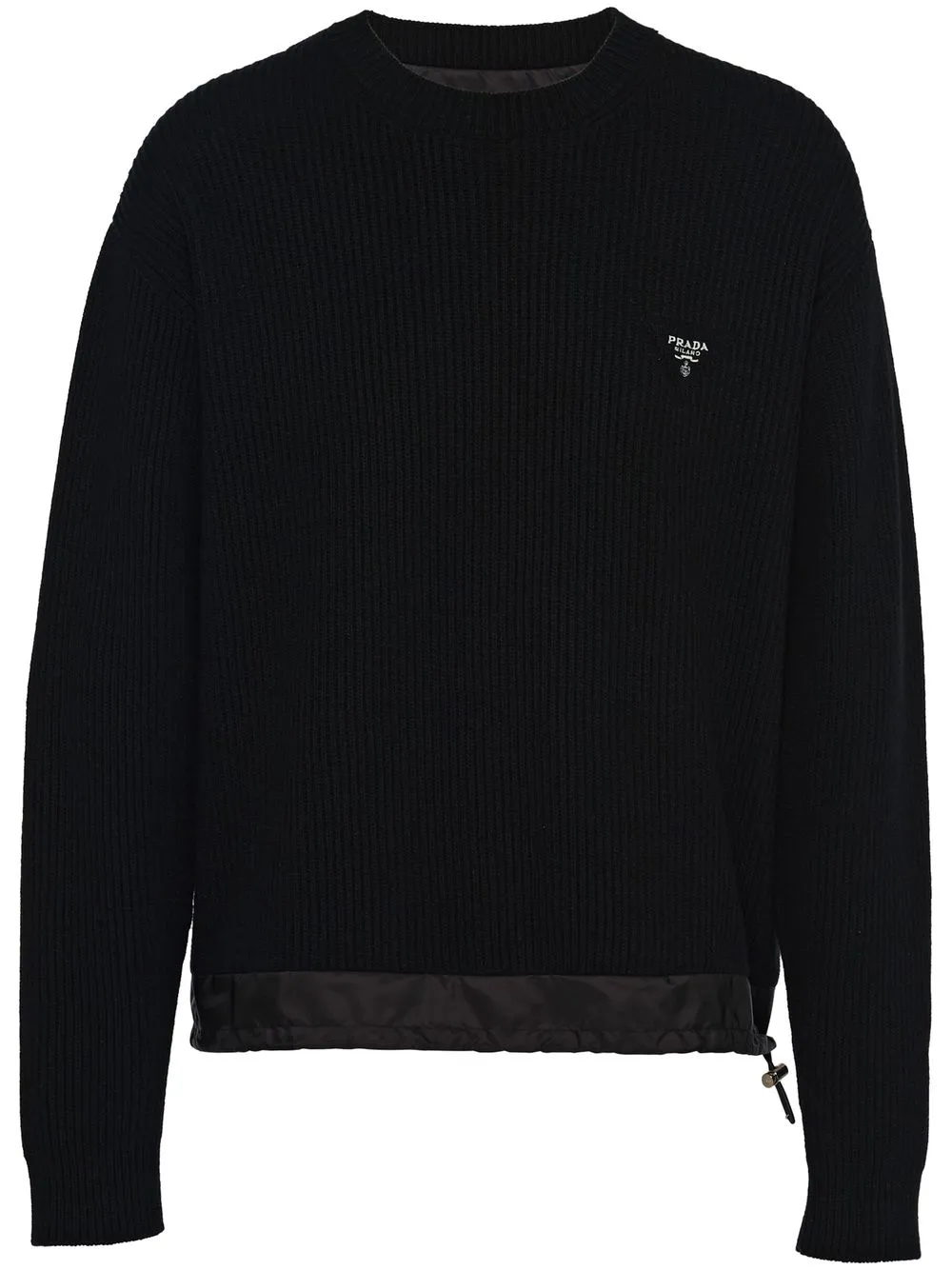 

Prada embroidered-logo jumper - Black