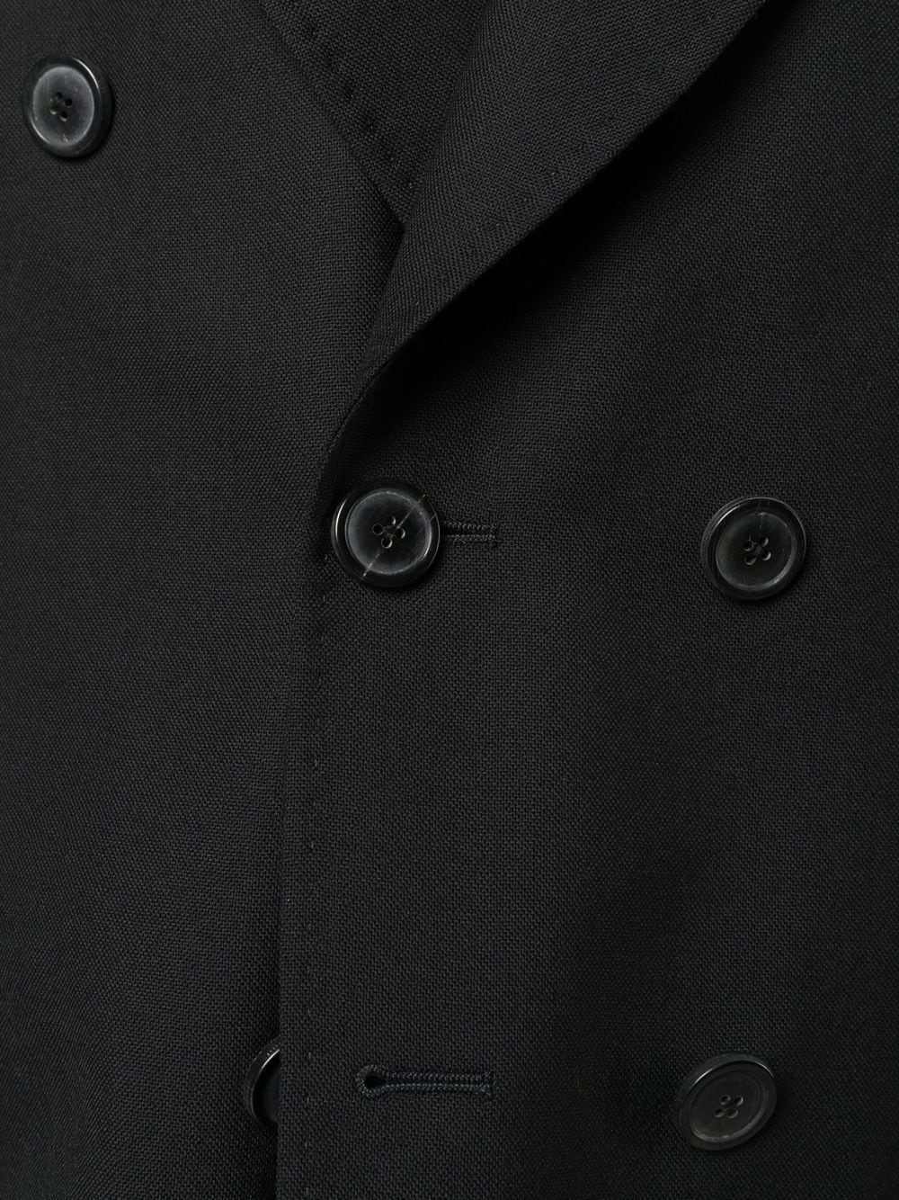 Shop Our Legacy Unconstructed Double-breasted Blazer In Schwarz