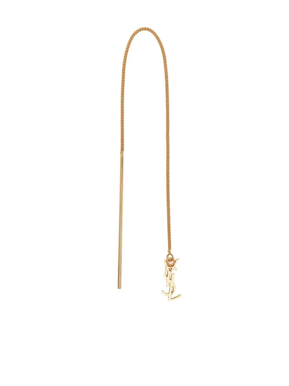 

Saint Laurent aretes de cadena - Dorado