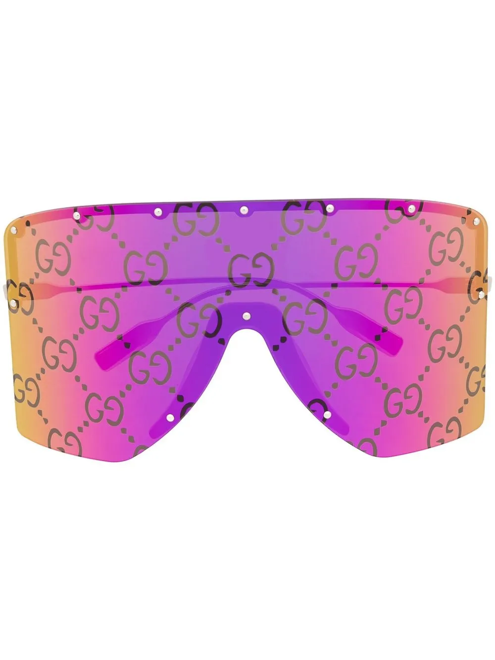 

Gucci Eyewear oversized tinted sunglasses - Silver
