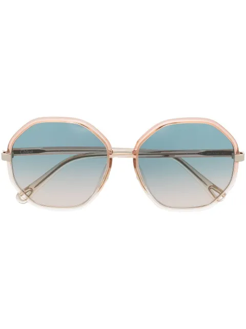 Chloé Eyewear round-frame tinted sunglasses 
