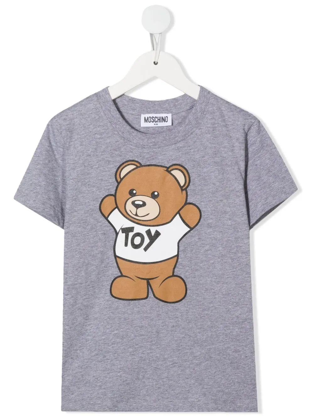 

Moschino Kids playera con motivo Teddy Bear - Gris