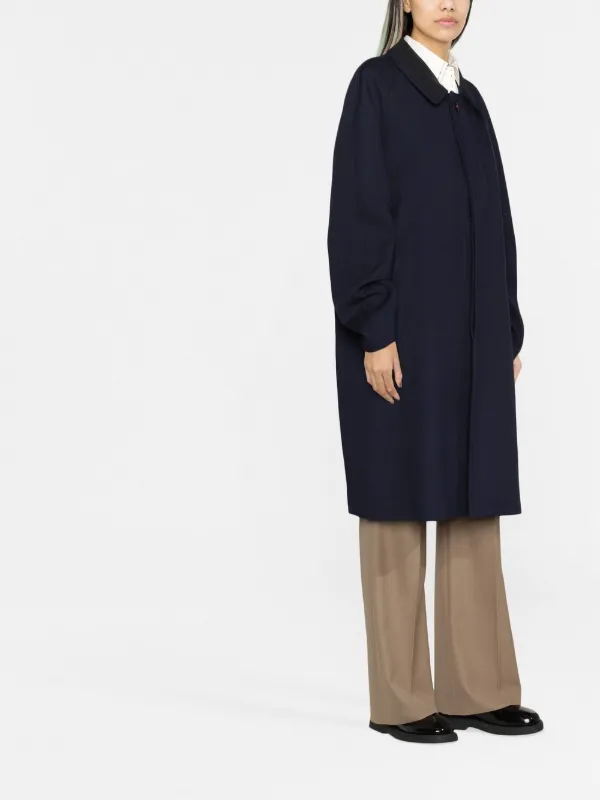 Maison Margiela single-breasted Coat | Blue | FARFETCH