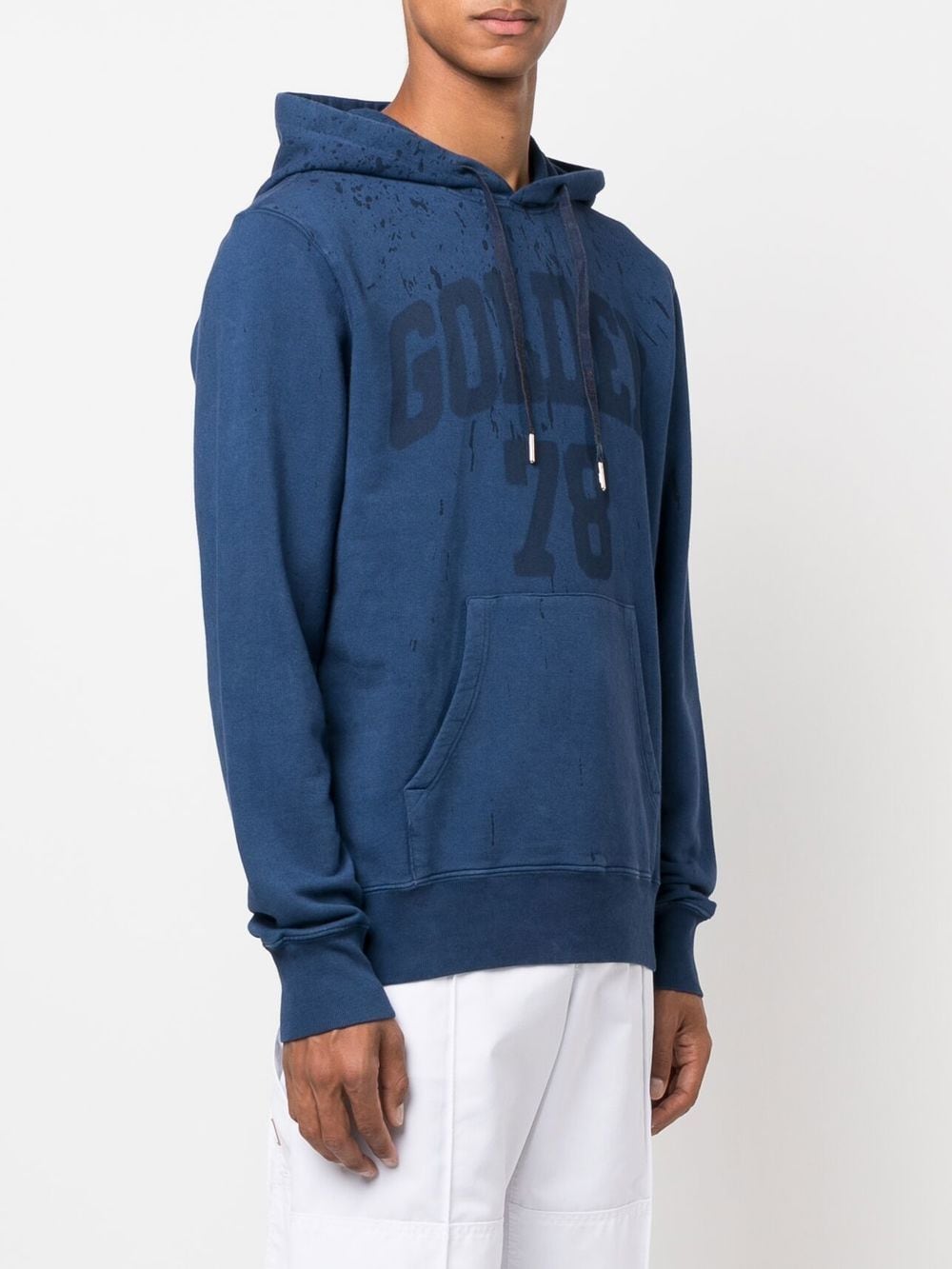 Golden Goose logo-print long-sleeve Hoodie - Farfetch