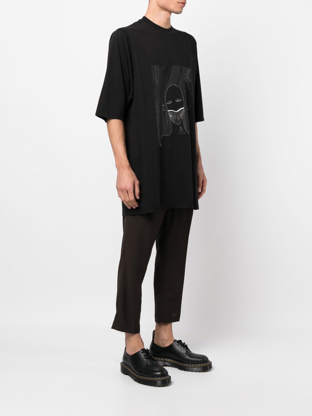 Rick Owens DRKSHDW graphic-print Cotton T-shirt - Farfetch