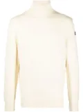 Paul & Shark logo-patch roll neck jumper - Neutrals