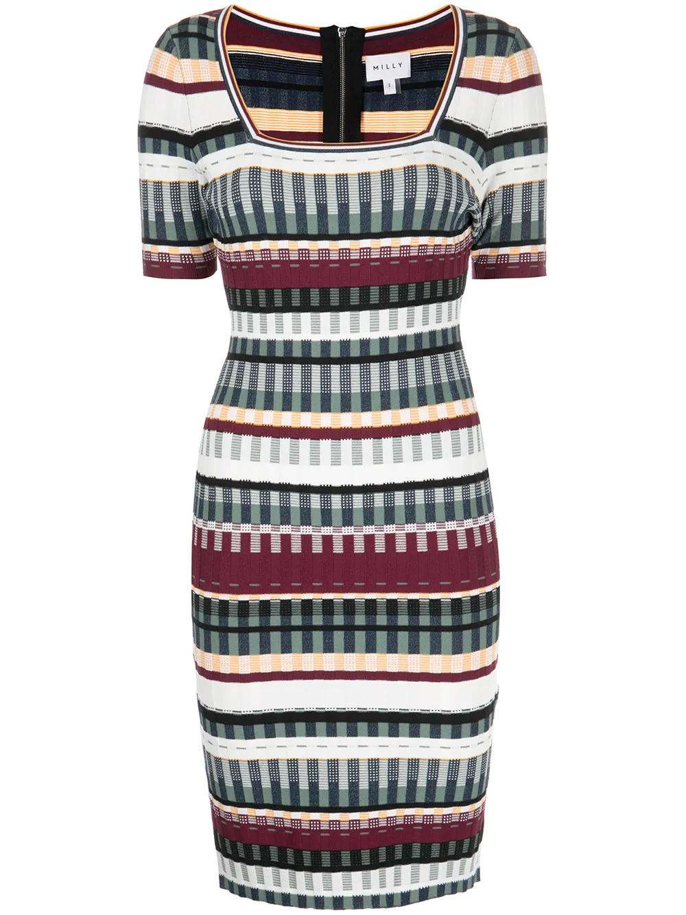 

Milly vestido corto con acabado texturizado - Multicolor