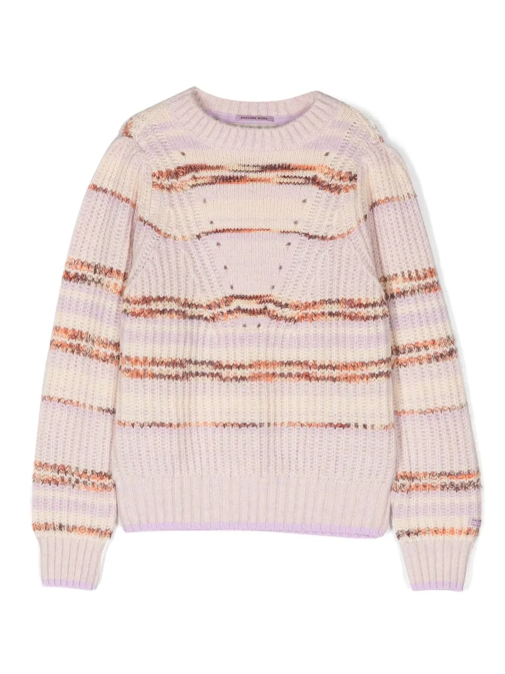 

Scotch & Soda ribbed striped jumper - Pink