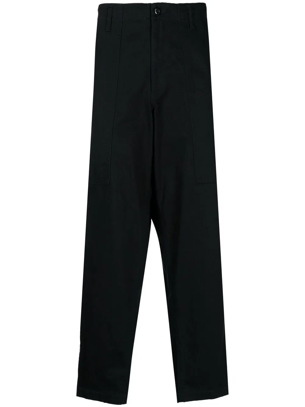 

Yohji Yamamoto panelled cotton trousers - Black