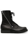 Yohji Yamamoto zip-fastened combat boots - Black