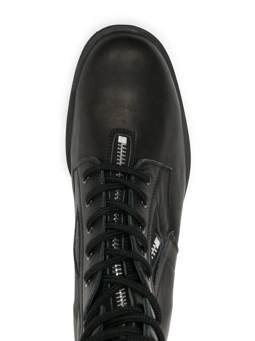 Yohji Yamamoto zipfastened Combat Boots Farfetch