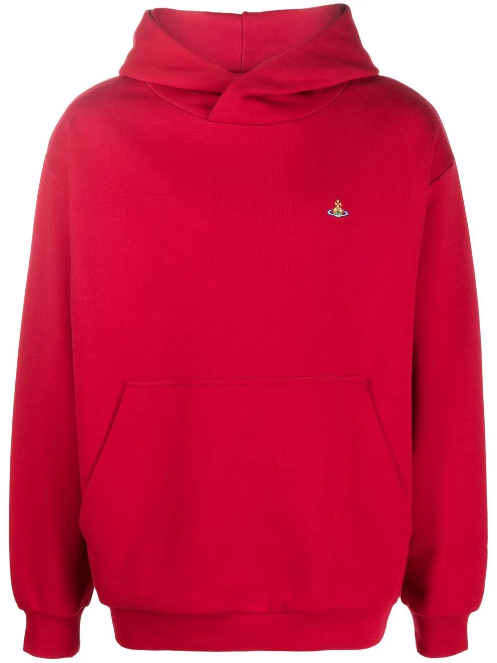 VIVIENNE WESTWOOD ORB LOGO-EMBROIDERED HOODIE