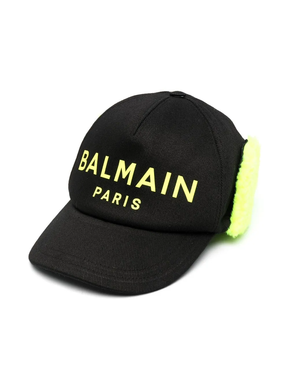 

Balmain Kids gorra con logo estampado - Negro